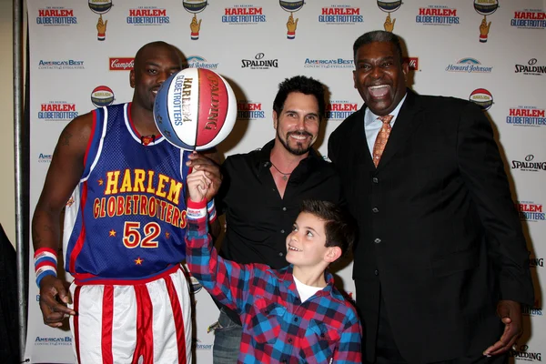 Big easy, Don Diamont & Sohn Luca & süßen Lou Dunbar — Stockfoto