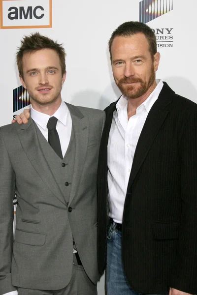 Aaron paul, bryan cranston亚伦保罗、 布赖恩 · 克兰斯顿 — Φωτογραφία Αρχείου