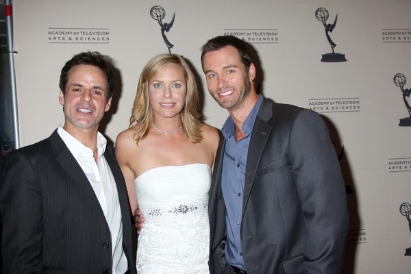 Christian LeBlanc, Arianne Zucker, & Eric Martsolf — Stock Photo, Image