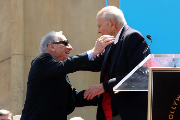 Mel Brooks & Carl Reiner — Fotografia de Stock