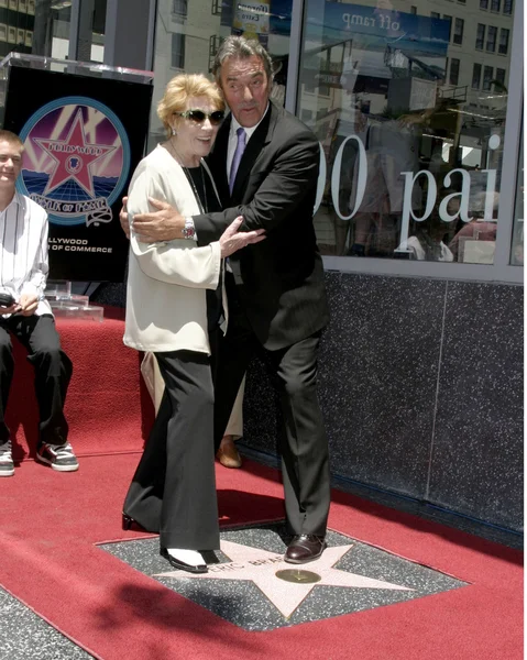 Jeanne Cooper idealna Eric Braeden — Zdjęcie stockowe