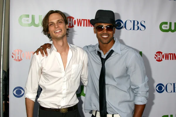 Matthew γκρι Gubler & Shemar Μουρ — Φωτογραφία Αρχείου