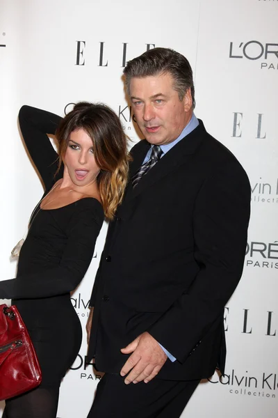 Shenae Grimes & Alec Baldwin — Stock Photo, Image