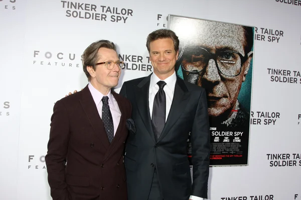 Gary Oldman, Colin Firth — Stock Photo, Image