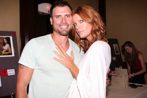 Joshua Morrow, Michelle Stafford — Stockfoto