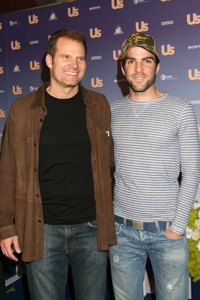 Jack Coleman & Zachary Quinto — Stock Photo, Image