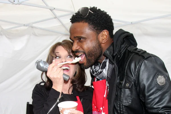 Kate Linder, Darius McCrary — Stock Photo, Image