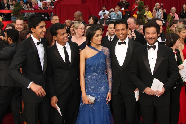 Slumdog Millionaire Cast — Stock Photo, Image