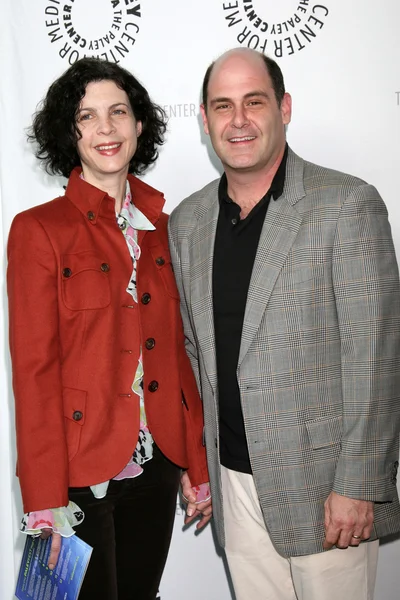 Matt Weiner, esposa — Foto de Stock