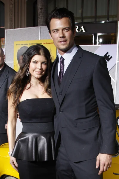 Stacy ferguson aka fergie och josh duhamel — Stockfoto