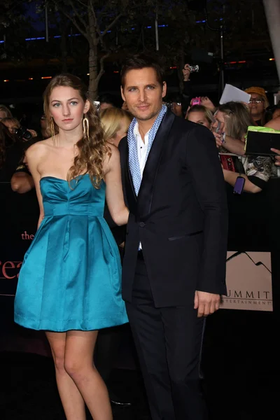 Peter Facinelli, filha Luca — Fotografia de Stock