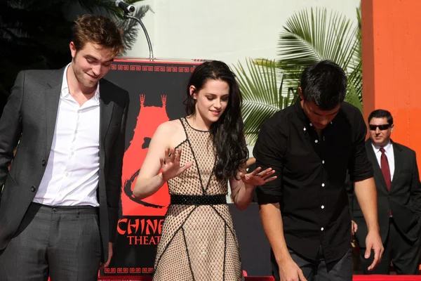 Robert Pattinson, Kristen Stewart, Taylor Lautner —  Fotos de Stock
