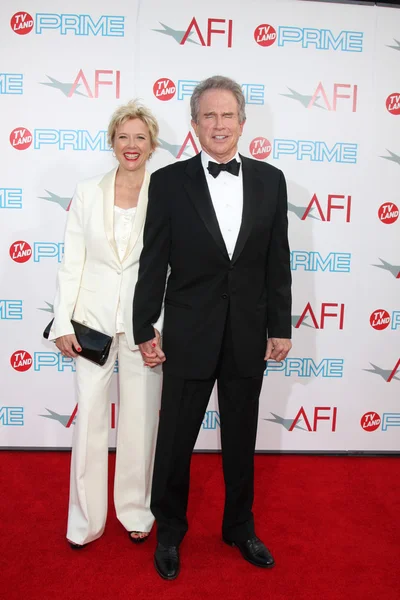 Annette Bening idealna Warren Beatty — Zdjęcie stockowe