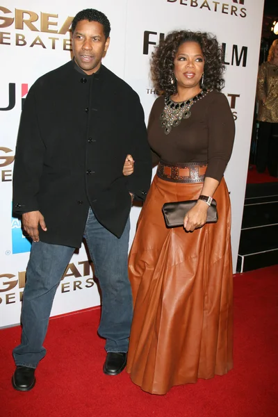 Denzel Washington, Oprah Winfrey — Stok fotoğraf