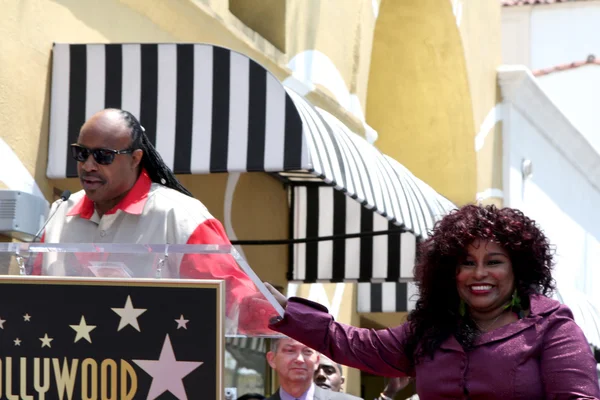 Stevie Wonder, Chaka Kahn — Stock Photo, Image