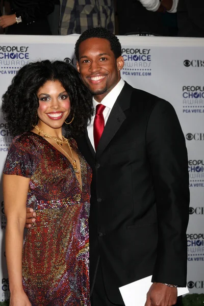 Karla Mosley, Lawrence Saint-Victor — Stock Photo, Image