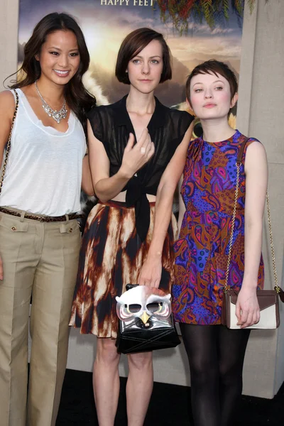 Jamie Chung, Jena Malone, Emily Browning — Stock Photo, Image