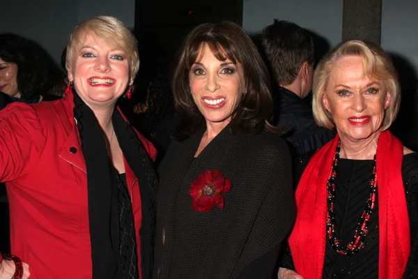 Alison Angrima, kate linder, tippi hedren — Zdjęcie stockowe