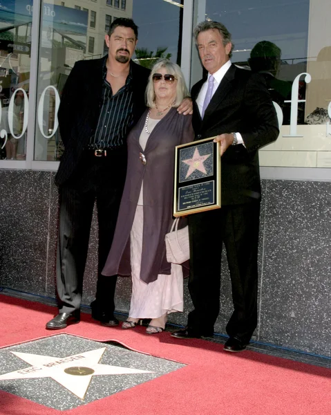 Christian Gudegast e seus pais Dale & Eric Braeden — Fotografia de Stock