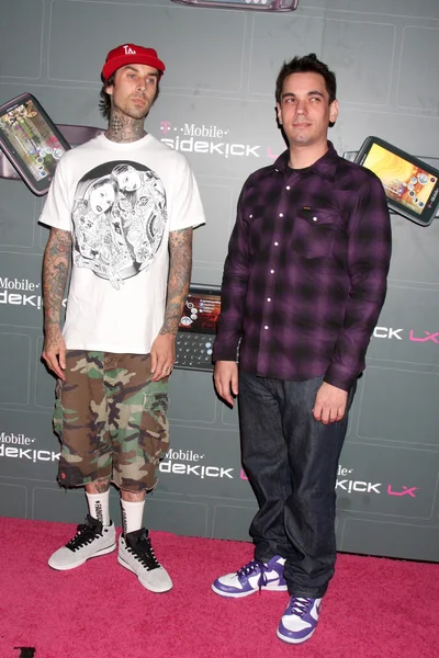 Travis Barker ve Dj Am — Stok fotoğraf