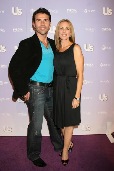 Fabian sanchez och marlee matlin — Stockfoto