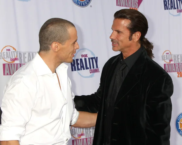 Antonio Sabato Jr and Lorenzo Lamas — Stock Photo, Image