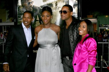 Jamie Foxx, Serena Williams, Will, Jada Smith