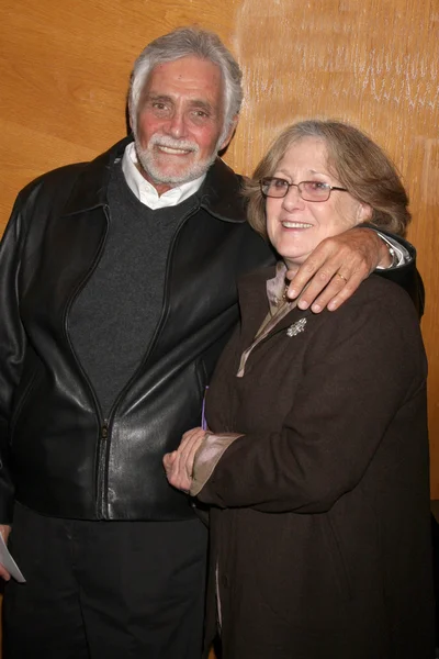 David Hedison ve eşi — Stok fotoğraf