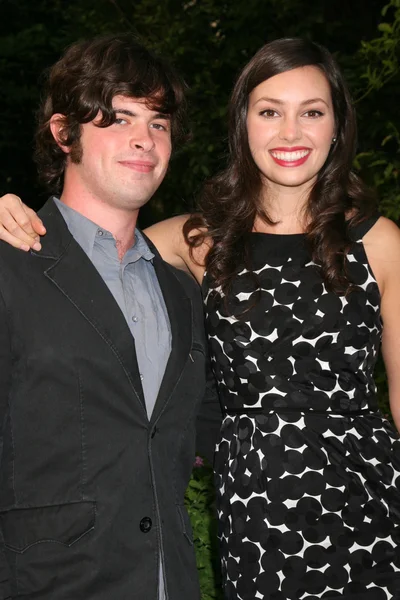 Emily O'Brien and Boyfriend Dan Tino — Stock Photo, Image