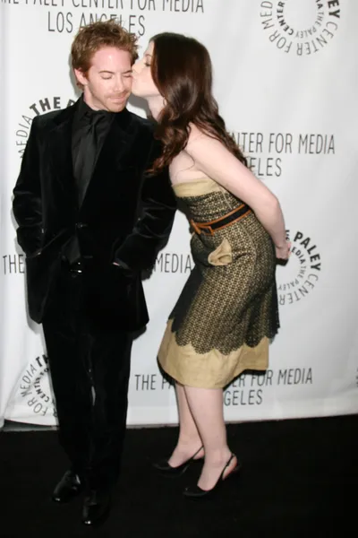 Seth Green idealna Michelle Trachtenberg — Zdjęcie stockowe