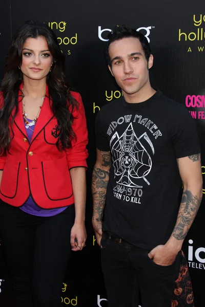 Bebe Rexha, Pete Wentz — Stok fotoğraf