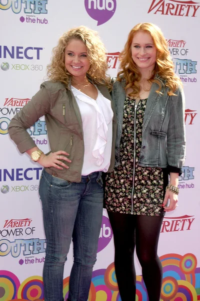 Tiffany Thornton, Leven Rambin — Zdjęcie stockowe