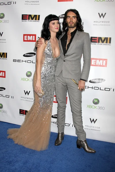 Katy Perry, Russell Brand — Stock Photo, Image