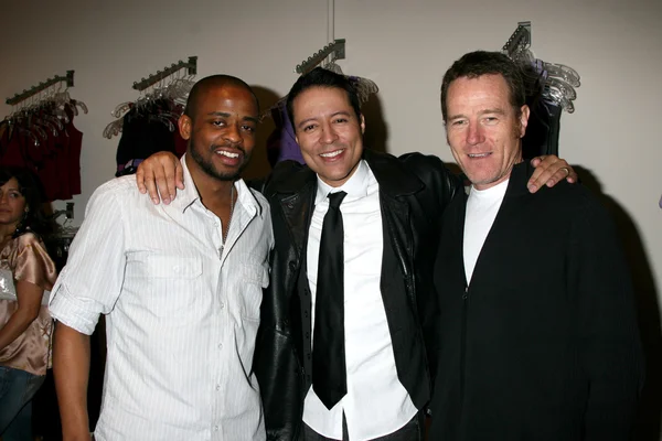 Dule Hill, Yancy Arias, and Bryan Cranston — Stock Photo, Image