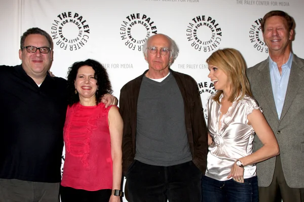 Jeff Garlin, Susie Essman, Larry David, Cheryl Hines e Bob Einstein — Foto Stock