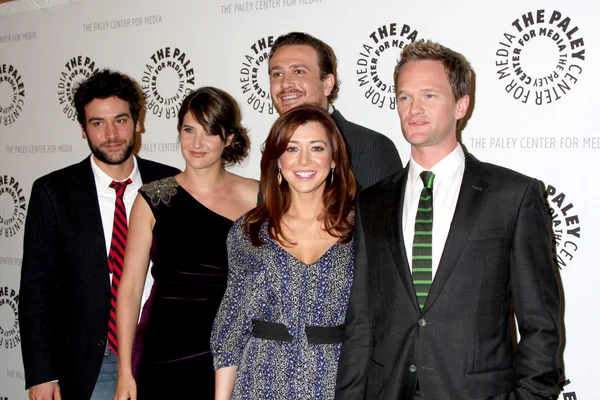 Josh radnor, Κόμπι smulders, jason segel, alyson hannigan, neil — Φωτογραφία Αρχείου