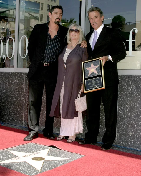 Christian Gudegast e seus pais Dale & Eric Braeden — Fotografia de Stock