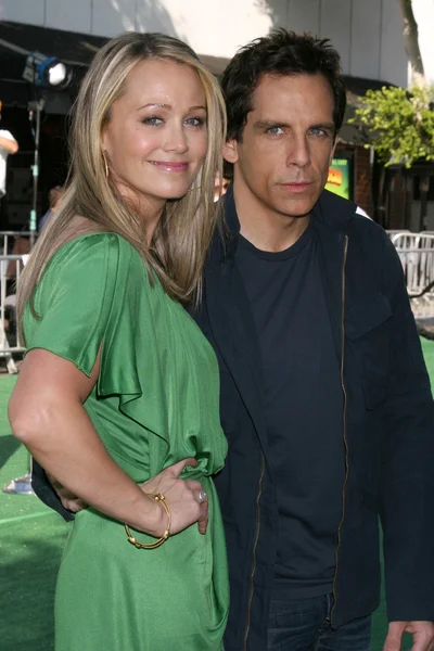 Christine Taylor & Ben Stiller — Stock fotografie