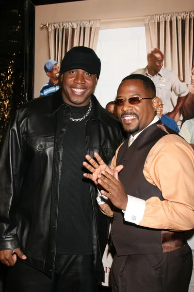 Barry Bonds & Martin Lawrence — Stock Photo, Image