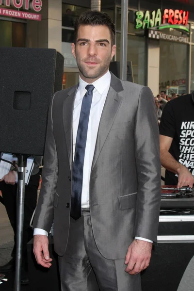 Zachary Quinto Ordförande — Stockfoto