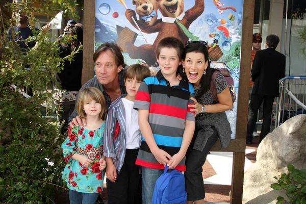 Kevin Sorbo og familie - Stock-foto