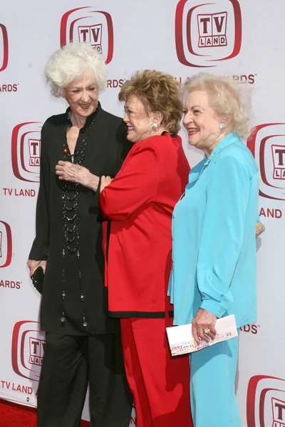 Bea Arthur, Rue McClanahan, & Betty White — Stock Photo, Image