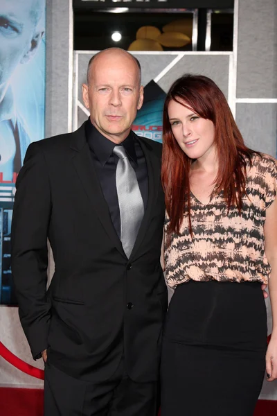 Bruce Willis ve Rumer Willis — Stok fotoğraf