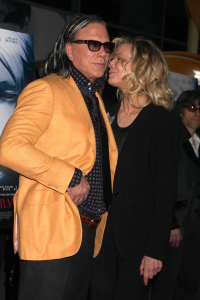 Mickey rourke a kim basinger — Stock fotografie