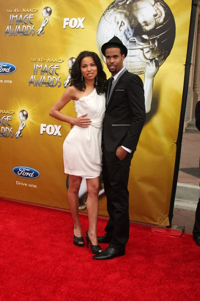 Jurnee Smollett and Josiah Bell — Stock Photo, Image