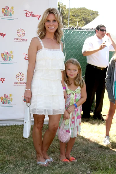 Cheryl Hines y la hija — Foto de Stock