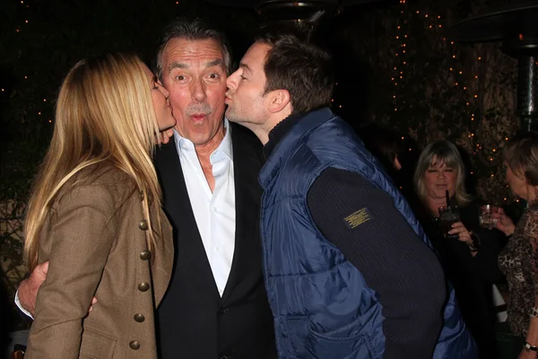 Sharon Case, Eric Braeden, Michael Muhney — Photo