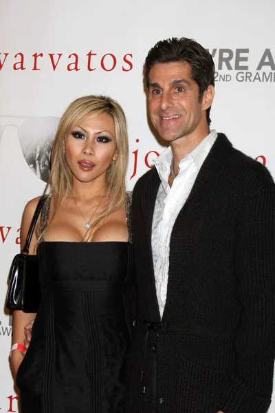 Perry Farrell & Guest — Stock Photo, Image