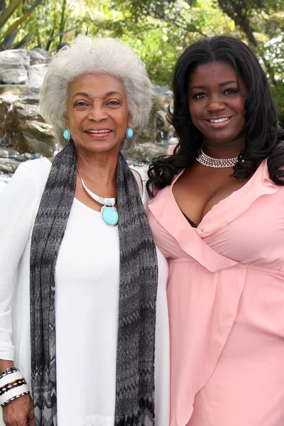 Nichelle nichols, beverly todd i inni — Zdjęcie stockowe