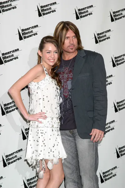 Billy Ray & Miley Cyrus — Foto Stock